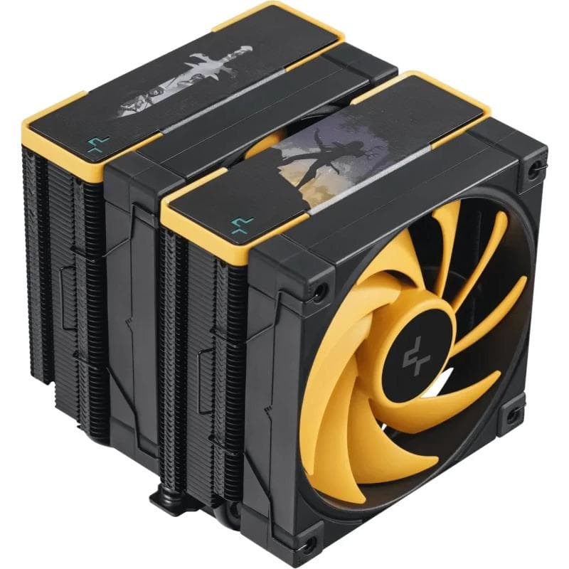 Cooler Procesor DEEPCOOL AK620 Zero Dark Zoria, Aer, 12 cm, 2 ventilatoare — miniatură