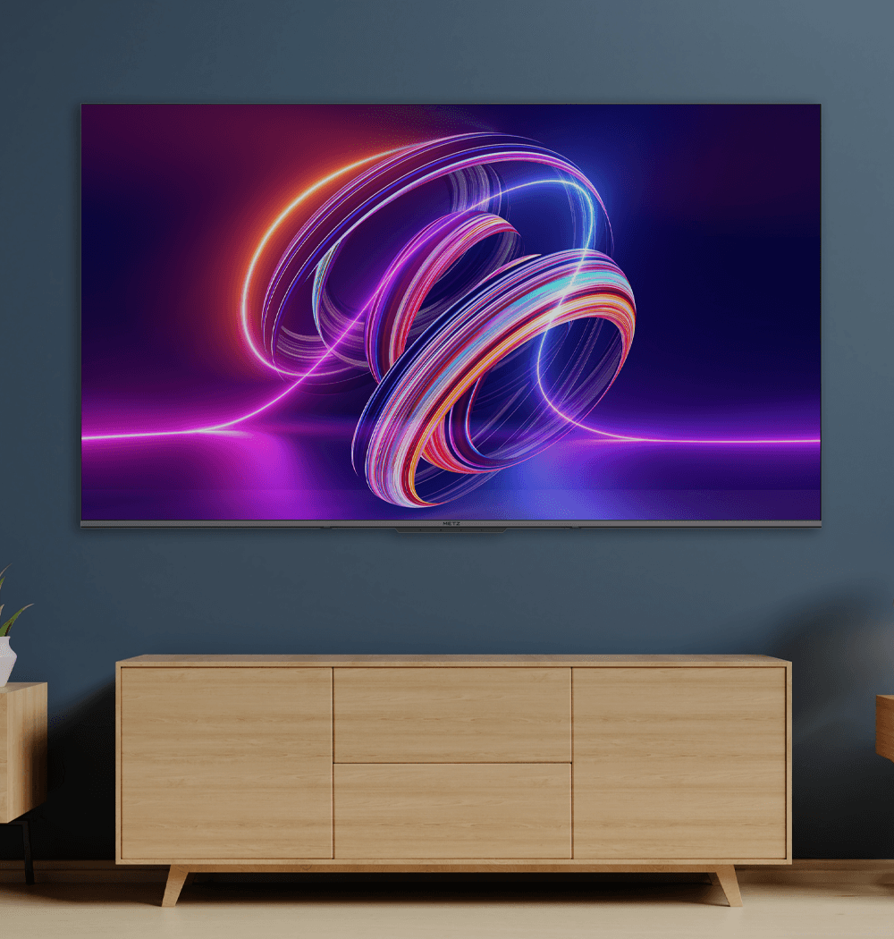 Televizor METZ QLED 75MQD7500, 189 cm, Smart Google TV, 4K Ultra HD, Clasa F (Brand German) — miniatură