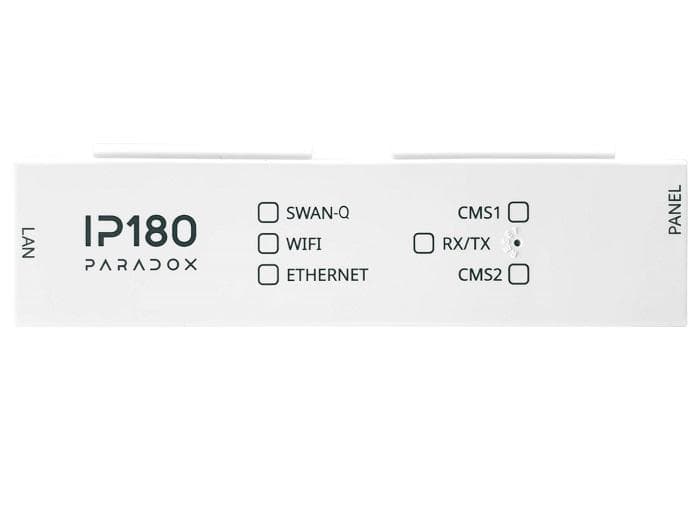 Modul internet fara antena pentru WiFi, utilizat pentru raportarea si conectarea la distanta la sistemele Paradox prin intermediul internetului, raportare la CMS-ul statiei centralei prin receptorul/convertorul Paradox IPC10, accepta pana la 3 receptoare supervizate simultan, utilizeaza tehnologia