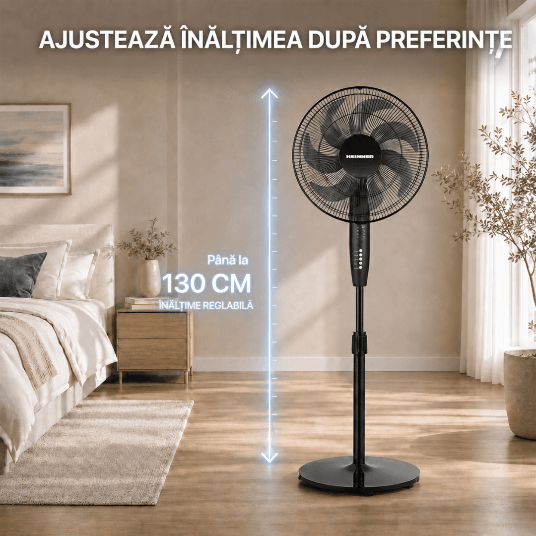 VENTILATOR CU PICIOR HEINNER HSF-M750DBK — miniatură