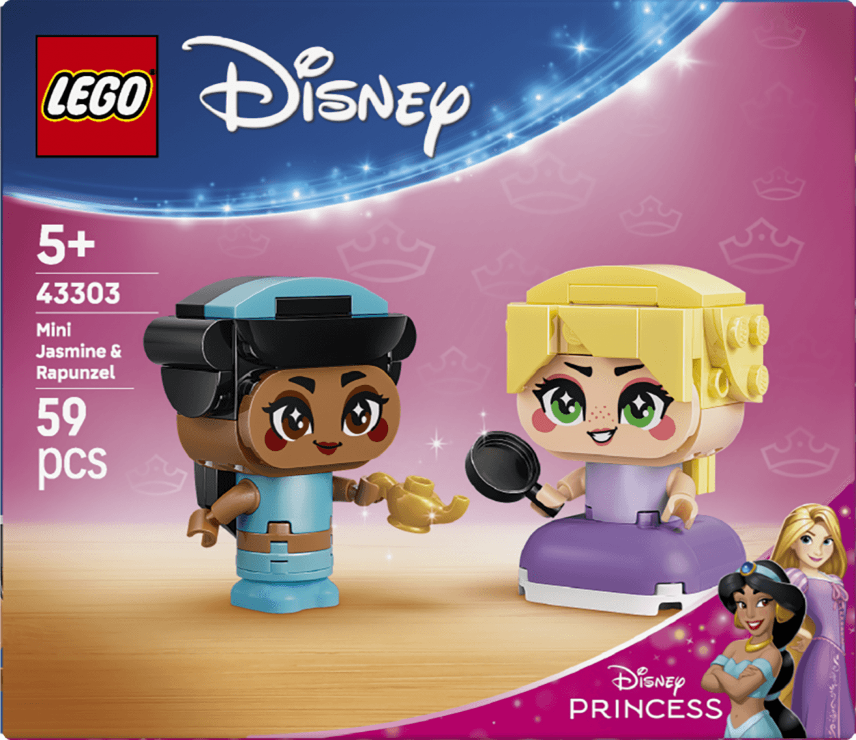 MINIPRINTESELE JASMINE SI RAPUNZEL LEGO43303 — miniatură