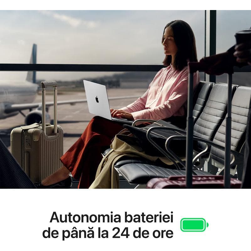 MacBook Pro 14.2"/Apple M5 (CPU 10-core, GPU 10-core, Neural Engine 16- core)/24GB/512GB - Silver - INT KB (No Adapter) - 2025 (Cto from MDE44RO/A) — miniatură