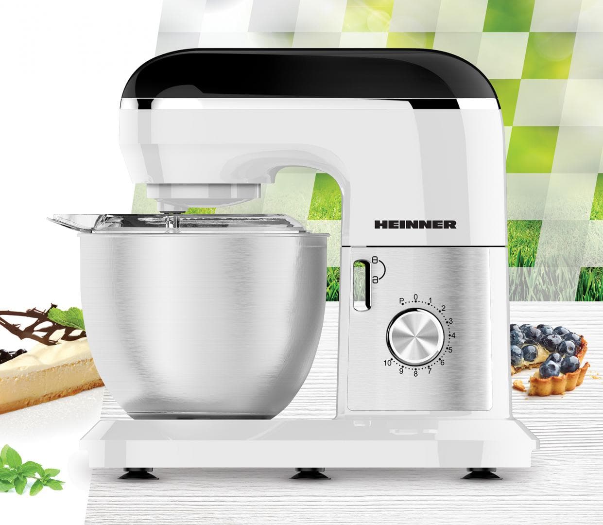 MIXER PLANETAR HEINNER HPM-1300WHBK — miniatură