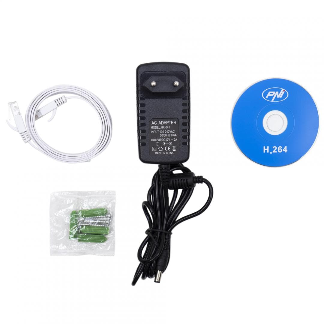 Camera supraveghere video PNI IP655B 5MP WiFi PTZ 5X Zoom optic H265, slot microSD, stand-alone, Night Vision 50m IP66 Alarma detectie miscare Comunicare audio bidirectionala, Senzor imagine: 1/2.8" SONY335 low lux CMOS, 5MP, Rezolutie: 2560x1920, 800x600, 640x480, lentila: 2.7-13.5mm 5X optical — miniatură
