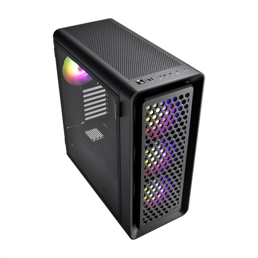 Carcasa FORTRON CUT593A Ultra Tower ARGB NEGRU — miniatură