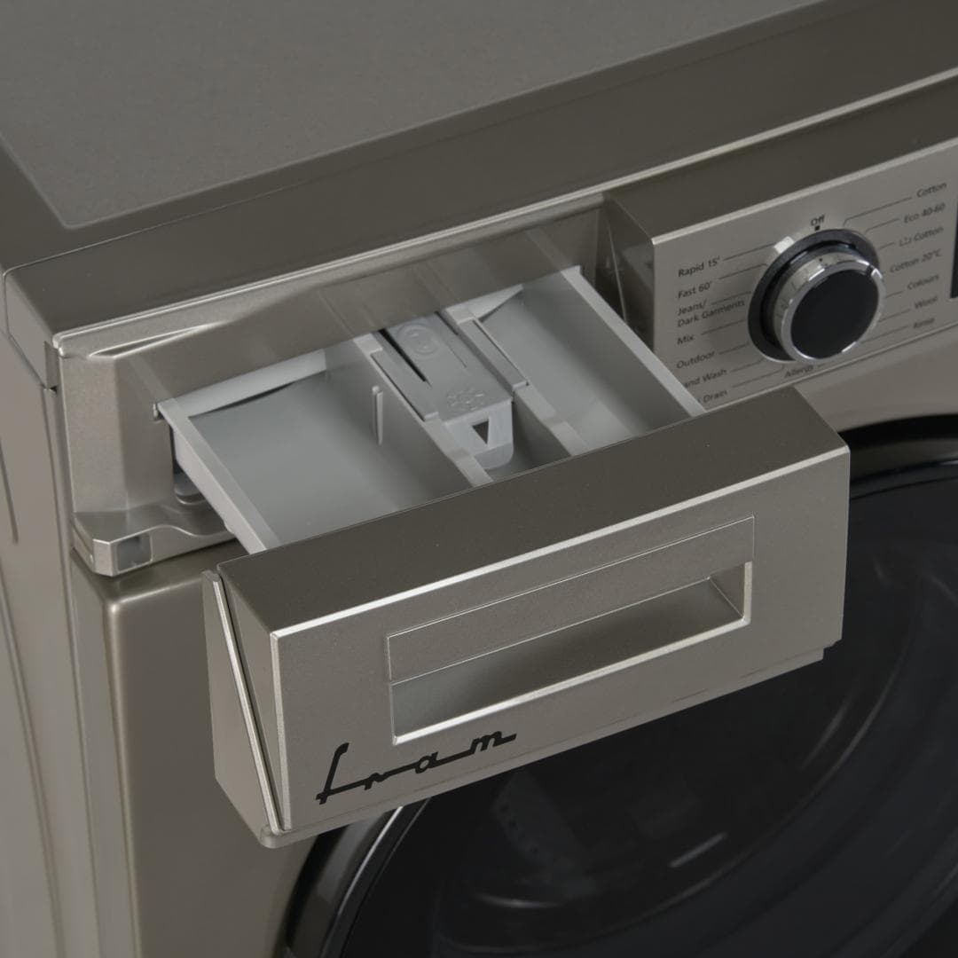 Masina de spalat rufe FRAM FWM-V714T2IXD+++, 7 kg, 1400 rpm, Clasa: D, Inox Crom — miniatură