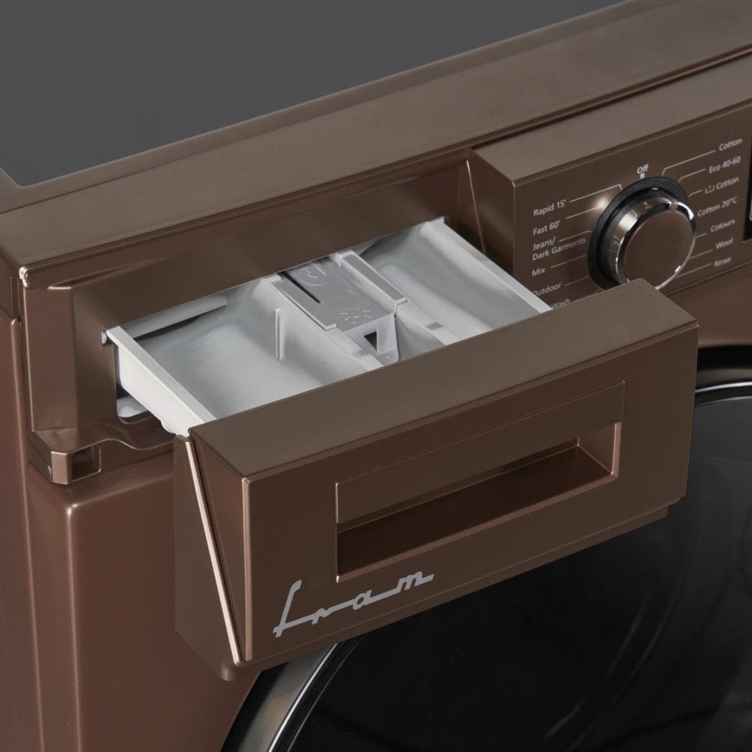 Masina de spalat rufe FRAM FWM-V714T2BRD+++, 7 kg, 1400 rpm, Clasa: D, Cafeniu pastelat — miniatură