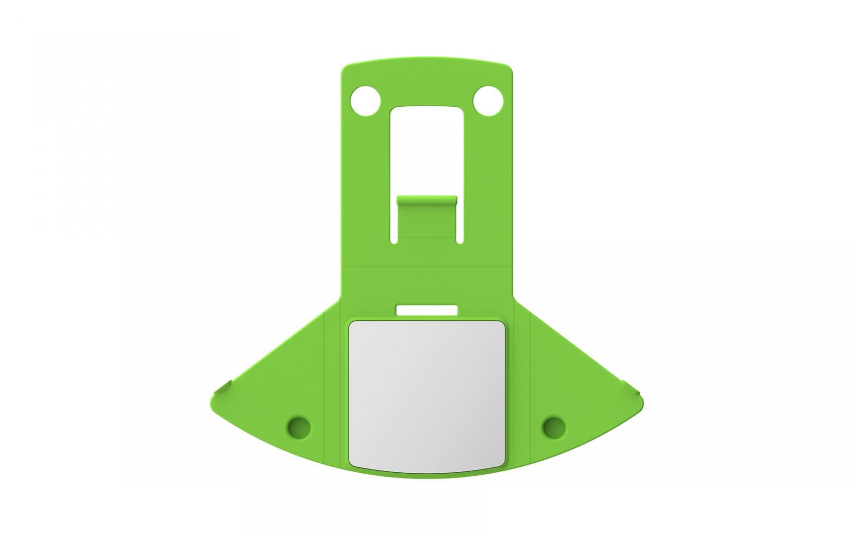Oglinda camera web Ipevo, compatibila cu laptop-uri cu ercrane mai subtiri de 66mm, verde — miniatură