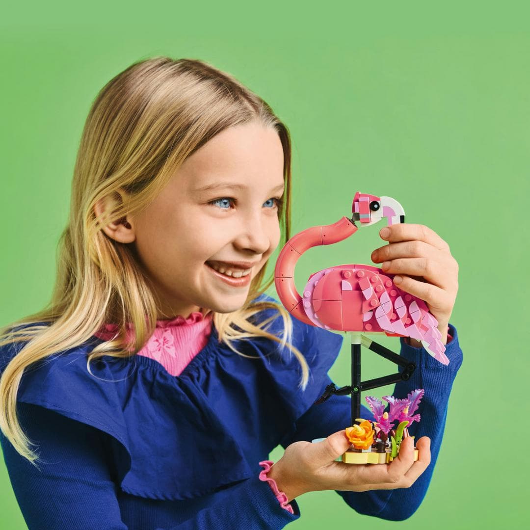 ANIMALE SALBATICE: FLAMINGO ROZ, LEGO 31170 — miniatură