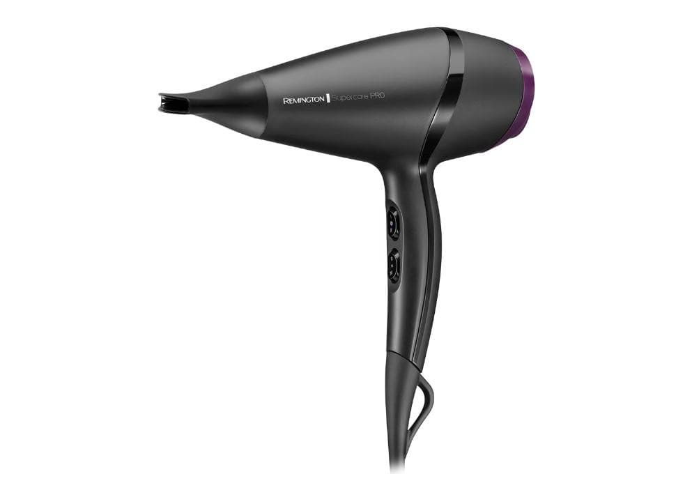 Uscator de par Remington Supercare PRO 2100 AC7100, 3 trepte de temperatura, 2 trepte de viteza, Negru