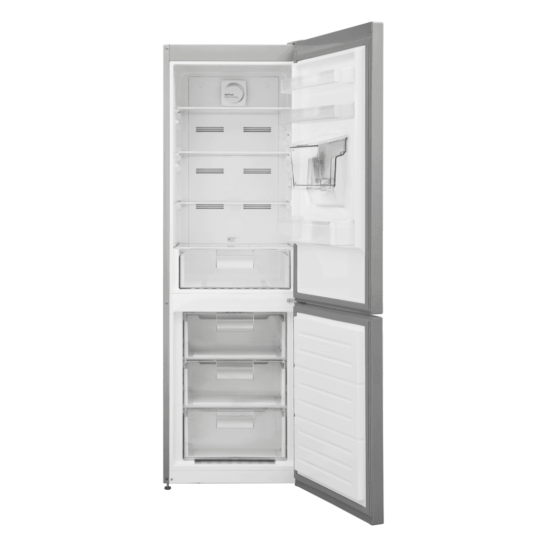Combina frigorifica HEINNER HCNF-V291SWDE++, No Frost, 294 l, Clasa: E, Dozator apa, Argintiu — miniatură