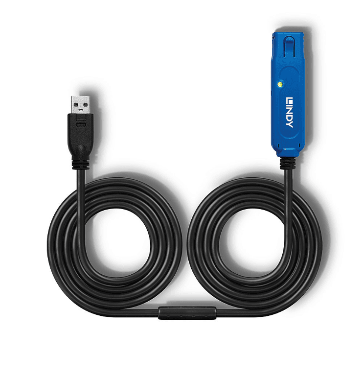 Lindy Cablu USB 3.0 Ext. Activ Pro 8m — miniatură