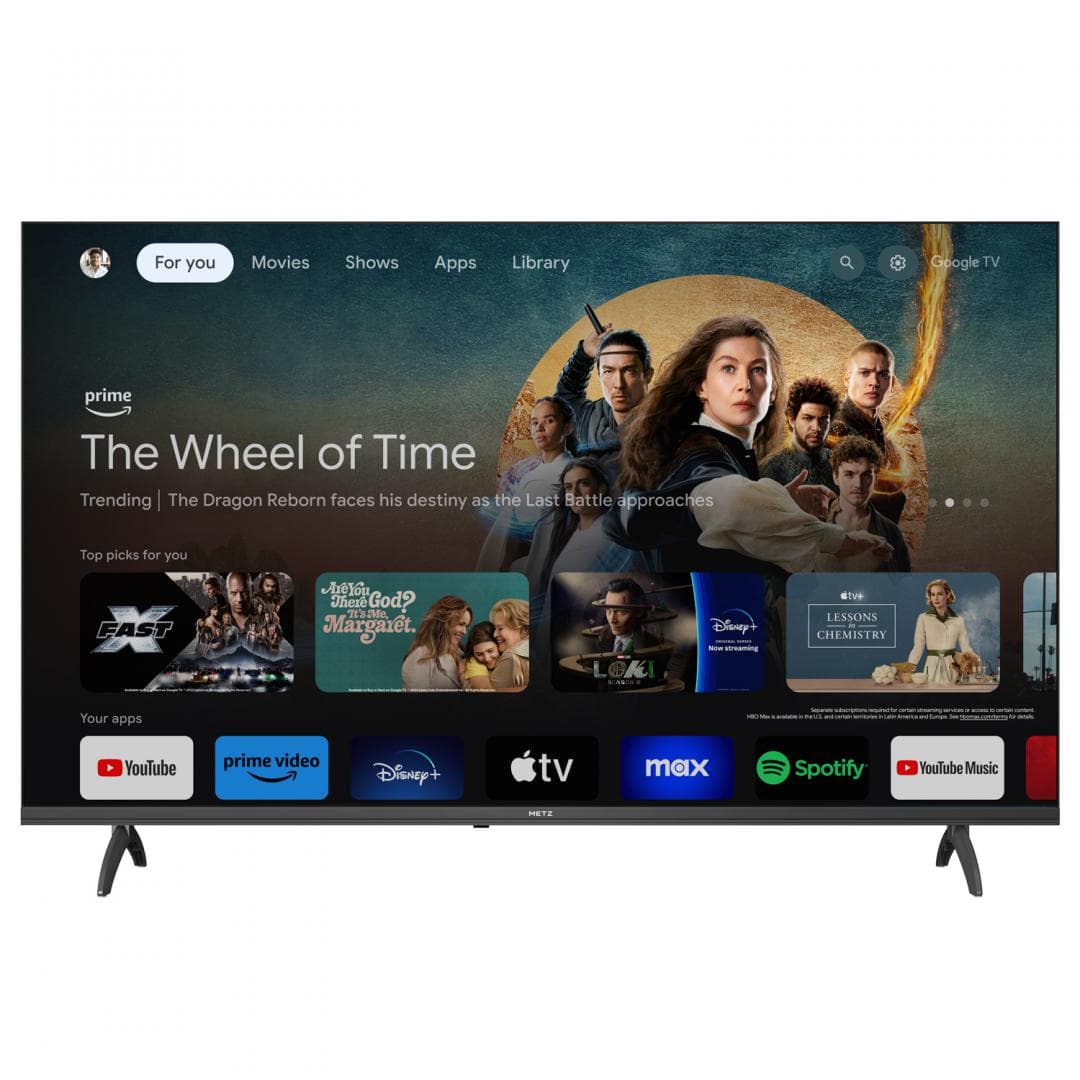 Televizor METZ LED 32MTE6000, 80 cm, Smart Google TV, HD, Clasa E (Brand German) — miniatură