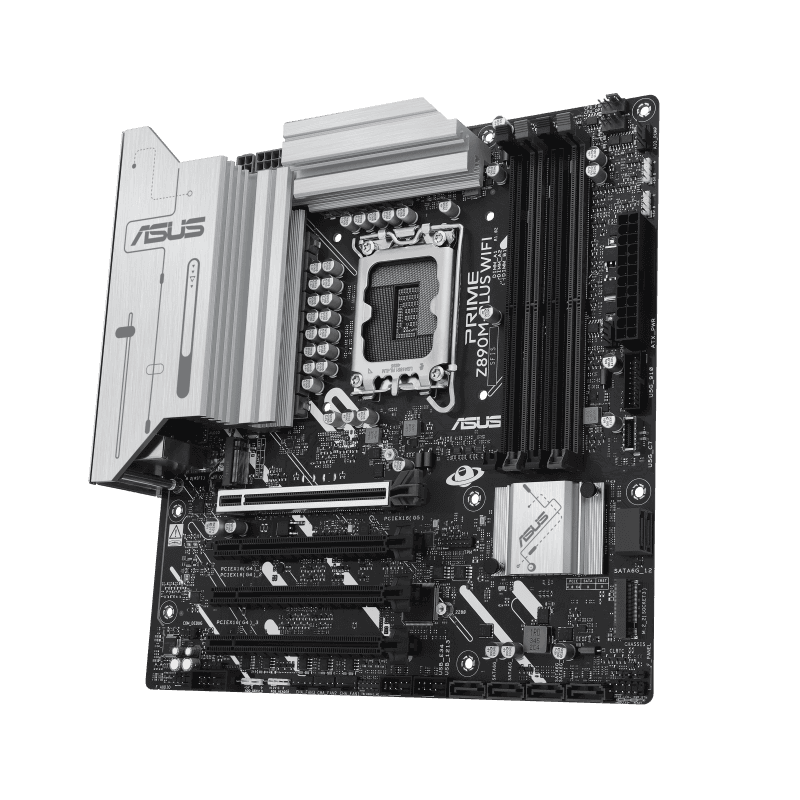 Placa de baza ASUS PRIME Z890M-PLUS WIFI, Socket 1851, DDR5, Micro-ATX — miniatură