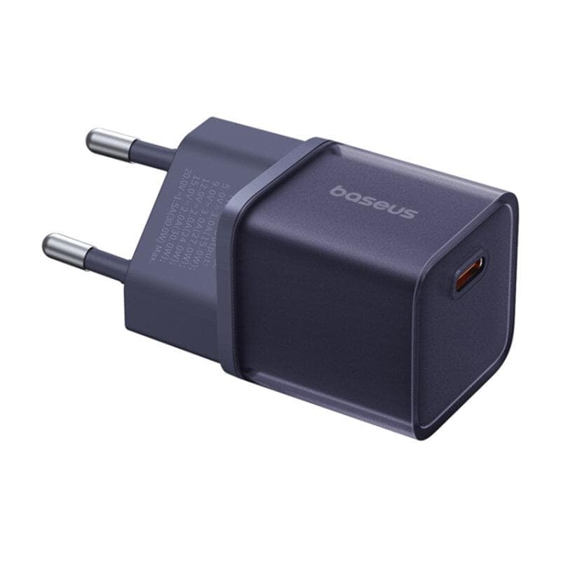 Incarcator retea Baseus GaN5S, 30W, 1 port, Mov