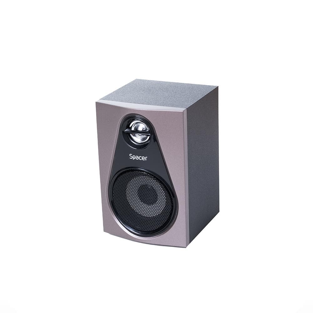 Boxe Spacer 2.1, 30W RMS ( 2x 5W + 20W), alimentare 220V, conectori Bluetooth, USB, Jack 3.5mm, Radio FM, SD, RCA, contine telecomanda wireless, negru — miniatură