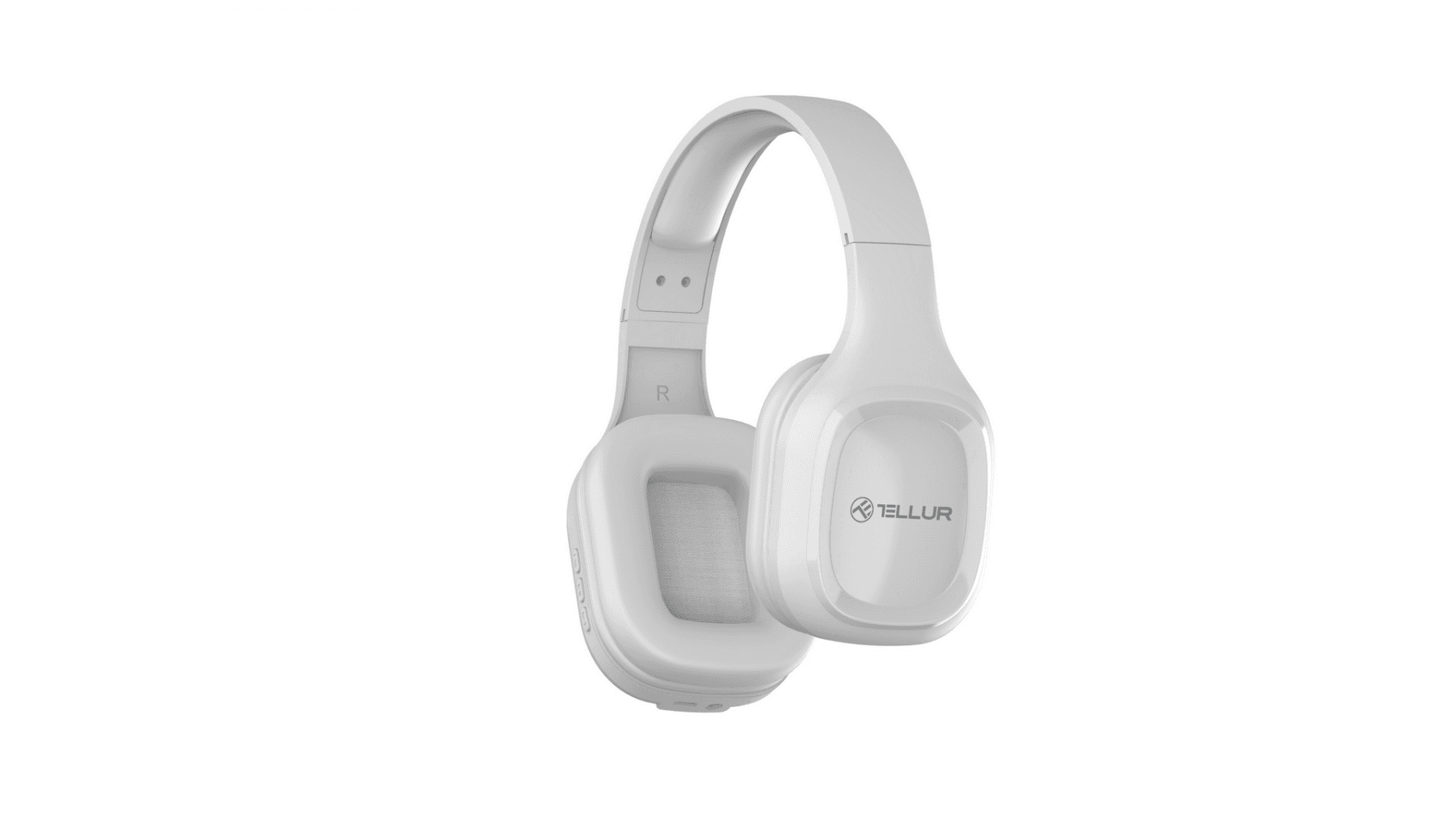 Casti Head-band Tellur Pulse, Wireless/Wired, Alb — miniatură