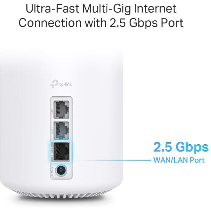 Router wireless TP-LINK Deco X80, WIFI 6, Mesh, Dual Band — miniatură
