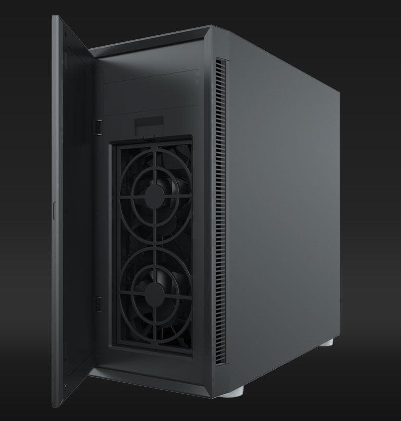 Carcasa AQIRYS ULAS, Mid Tower, Black — miniatură
