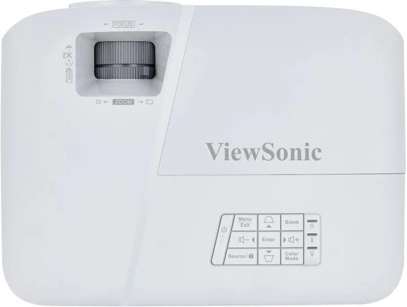 Videoproiector ViewSonic PA504W, WXGA 1280* 800, 4.000 lumeni, 22.000:1, lampa 6.000- 15.000 ore Ecomode, zoom optic 1.3x, dimensiune imagine 300", distanta proiectare 0.78m-10.14 m, 27- 31 dB, component, compozit, 2* HDMI, audio in/ out, USB Tip A (Alimentare): 1 (5V/1.5A), difuzor 10W, RS232 — miniatură