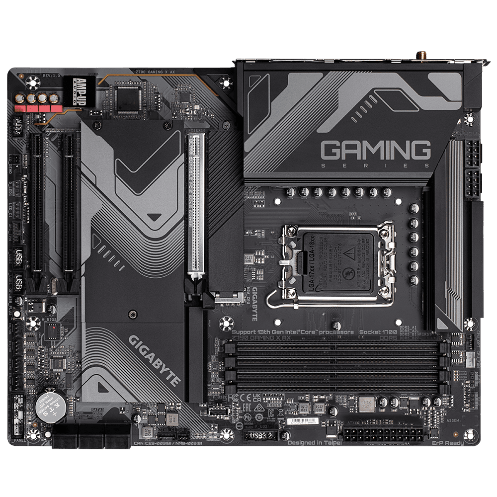 Placa de baza Gigabyte Z790 GAMING X AX, LGA 1700, DDR5, ATX — miniatură