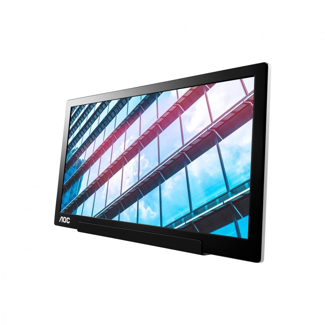 Monitor Consumer AOC I1601P, 15.6", 1920 x 1080 pixeli, Black, Silver — miniatură