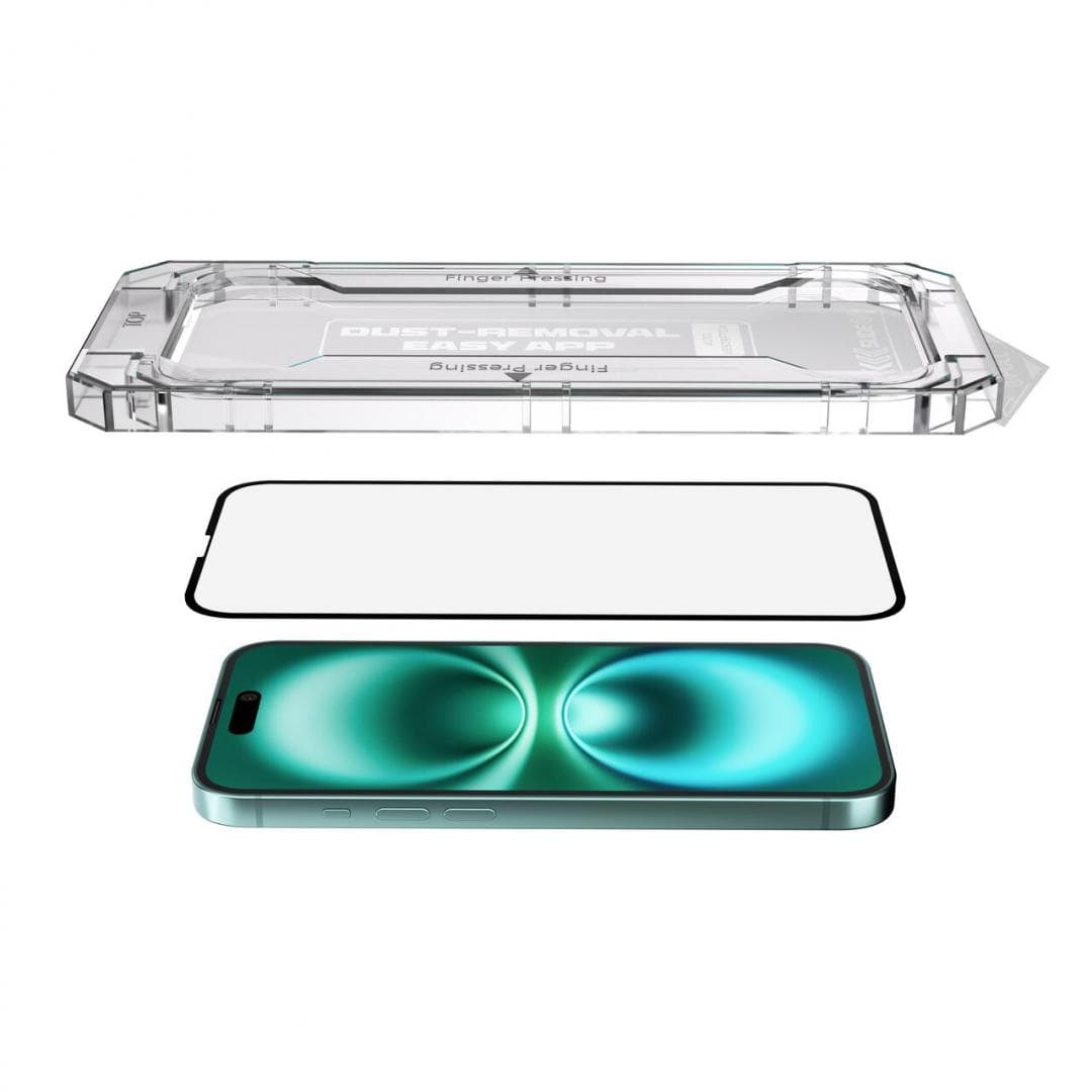 NEXT ONE All-rounder Glass Screen Protector for iPhone 16 — miniatură