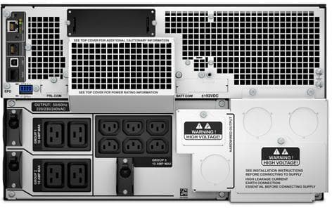 UPS APC Smart-UPS SRT8KRMXLI, 8000W, LCD, USB, Rackmount 6U — miniatură