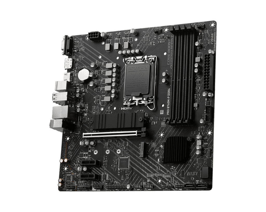 Placa de baza MSI PRO B760M-P DDR4, Socket 1700, DDR4, Micro-ATX — miniatură