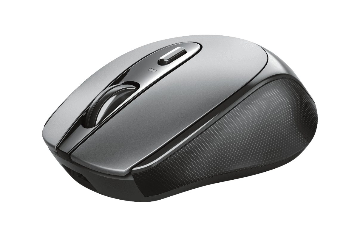 Mouse Wireless Trust Zaya, 1600 dpi, Negru — miniatură