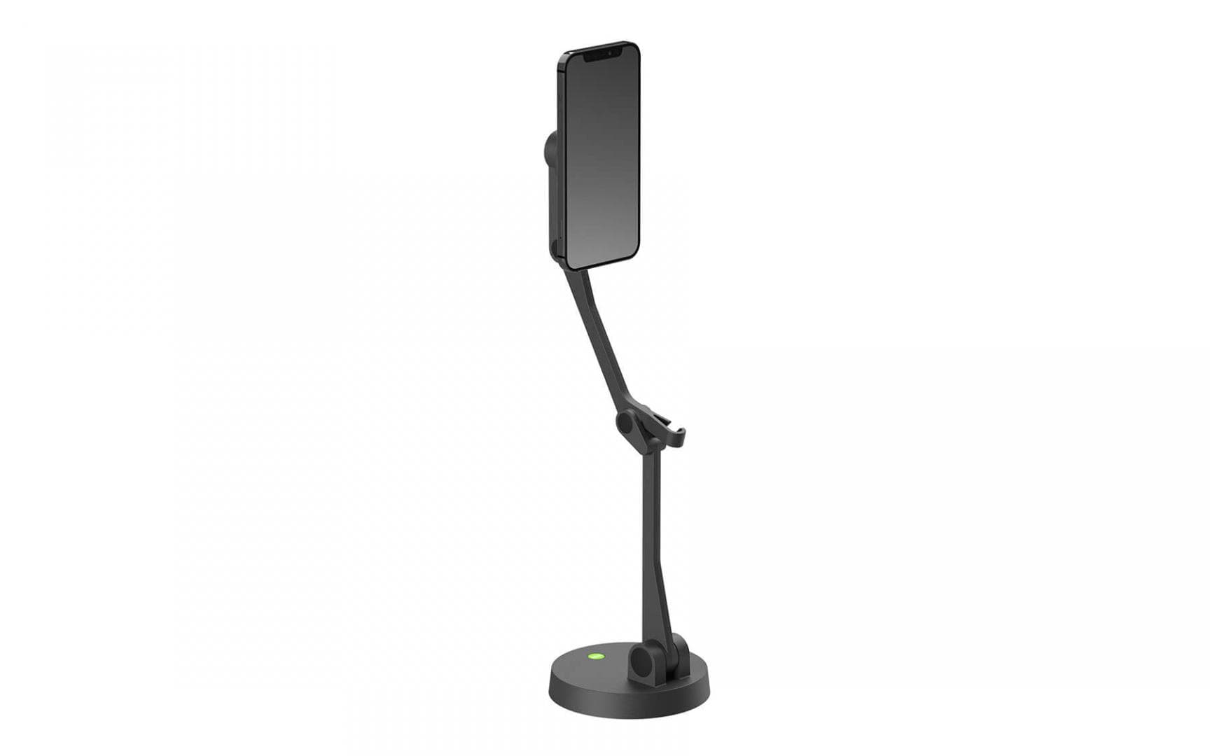 Suport telefon magnetic Ipevo Uplift, potrivita pentru telefoane cu display cuprins intre 70-98mm, greutate maxim telefon suportata: 300 g, negru — miniatură