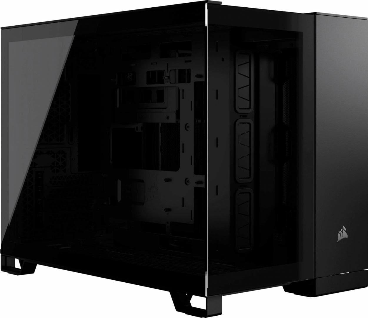 Carcasa CORSAIR 2500X, RGB, Mid Tower, Black — miniatură