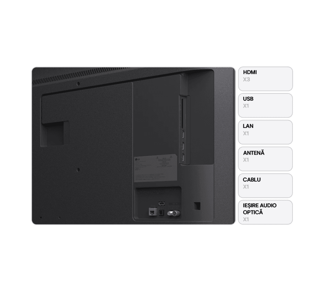 Televizor LG LED 55UA74003LB, 139 cm, Smart, 4K, Clasa G — miniatură