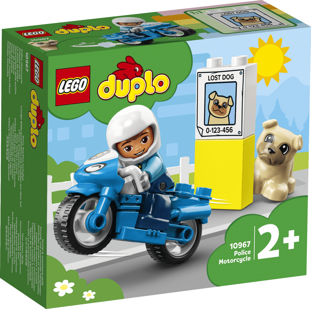 MOTOCICLETA DE POLITIE, LEGO 10967 — miniatură