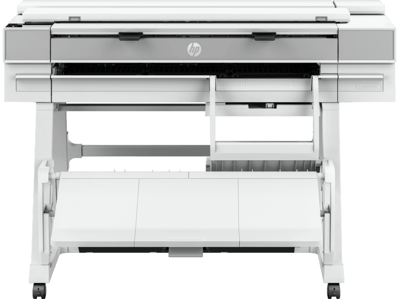 Multifunctional HP Designjet T950 36", Tehnologie: Inkjet, Format: A0, Functii: Imprimare, Copiere, Scanare, 4 cartuse,Cyan, magenta, galben şi negru mat, Numar duze cap printare: 376 per culoare; 5504 in total, Dimensiuni media standard: 369 - 914 mm, Greutate maximă rolă: 13kg, Dimensiuni de — miniatură