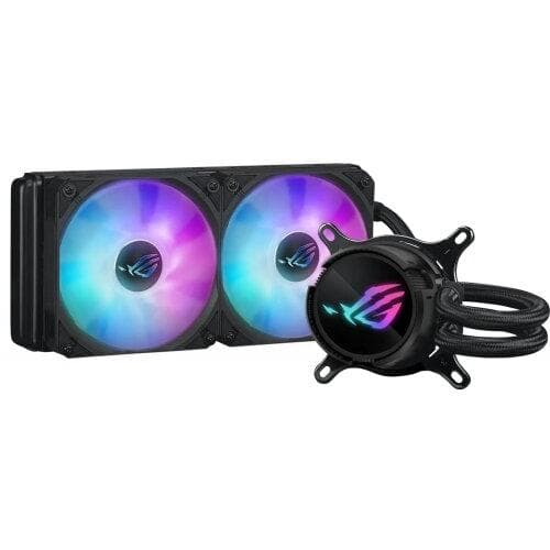 Cooler Procesor ASUS ROG Strix LC III 240 ARGB, Lichid, 12 cm, 2 ventilatoare, aRGB — miniatură