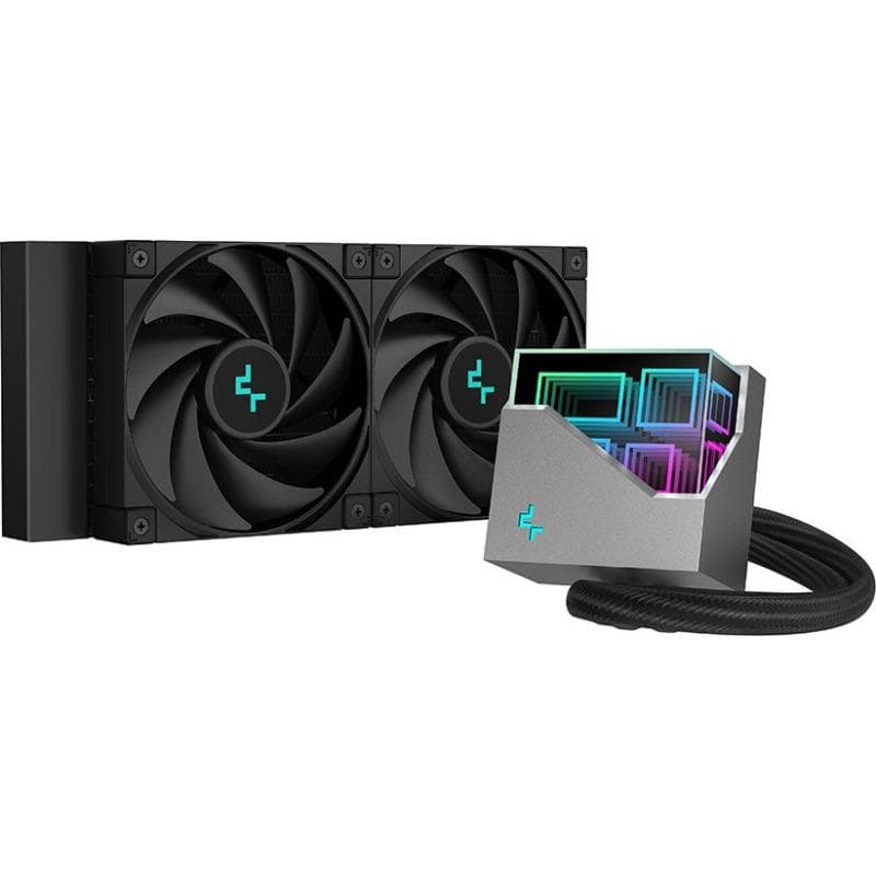 Cooler Procesor DeepCool LT520, Lichid, 12 cm, 2 ventilatoare