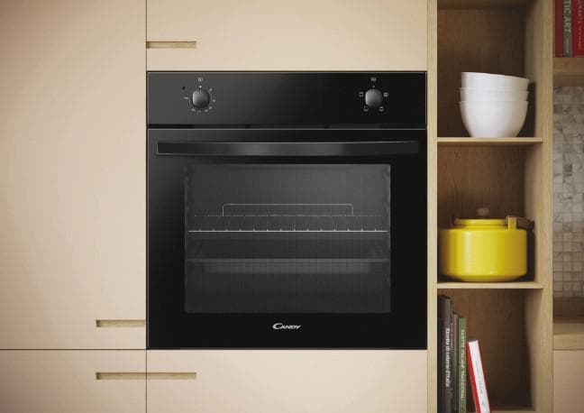 Cuptor incorporabil Candy Idea FIDC N100, Electric, 70 l, Clasa A, Negru — miniatură