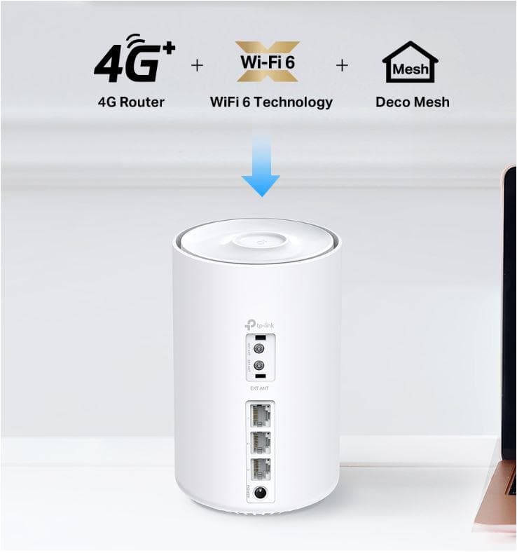 Router wireless TP-LINK DECO X50-4G, WIFI 6, Mesh, Dual Band — miniatură