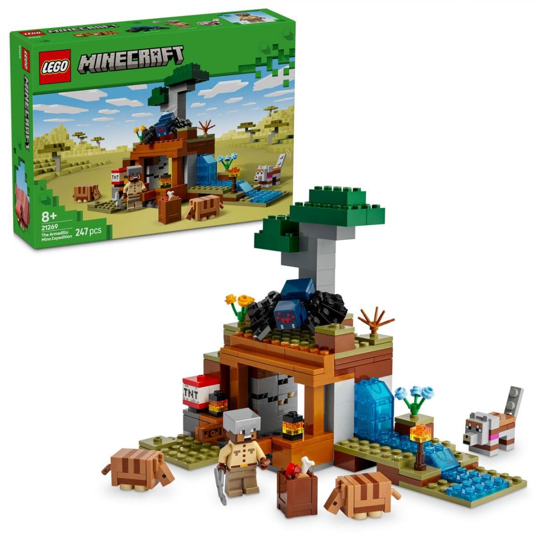 EXPEDITIA DE MINERIT CU TATU, LEGO 21269 — miniatură