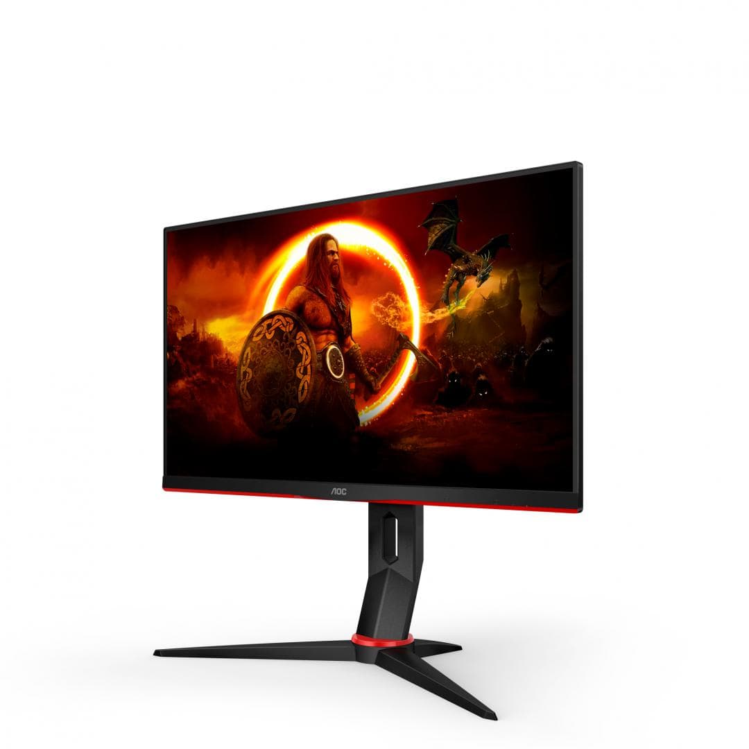 Monitor Consumer AOC Q24G2A/BK, 23.8", 2560 x 1440 pixeli, Black, Red — miniatură