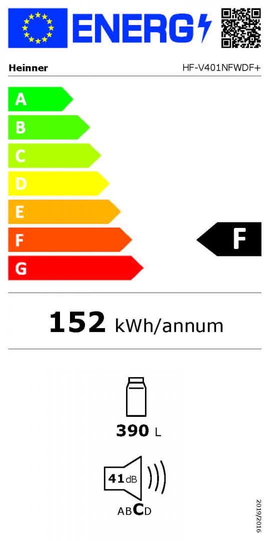 FRIGIDER HEINNER HF-V401NFWDF+ — miniatură