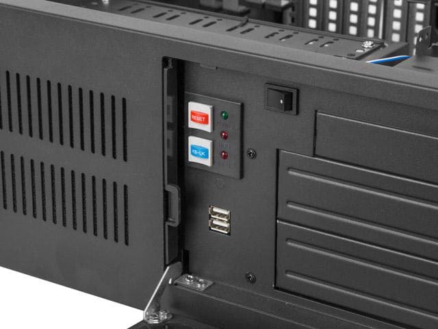 Carcasă server rack ATX 450/10 19"/4U — miniatură
