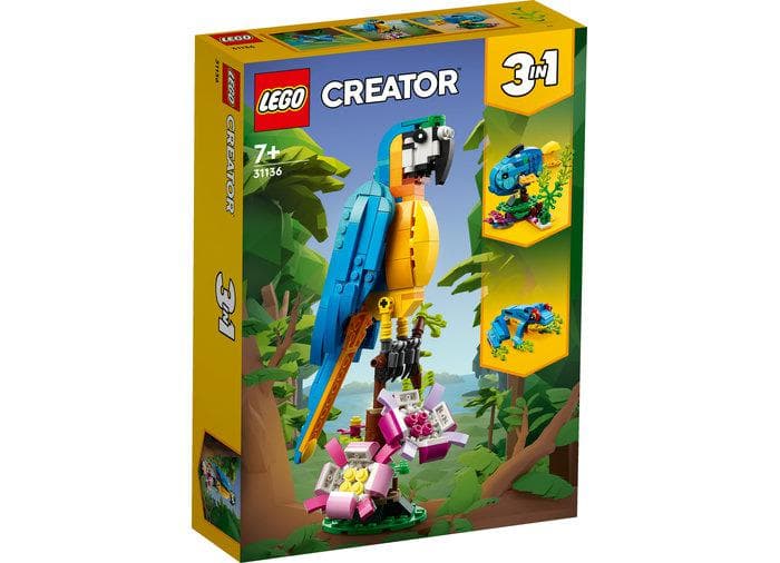 PAPAGAL EXOTIC 3IN1, LEGO 31136 — miniatură