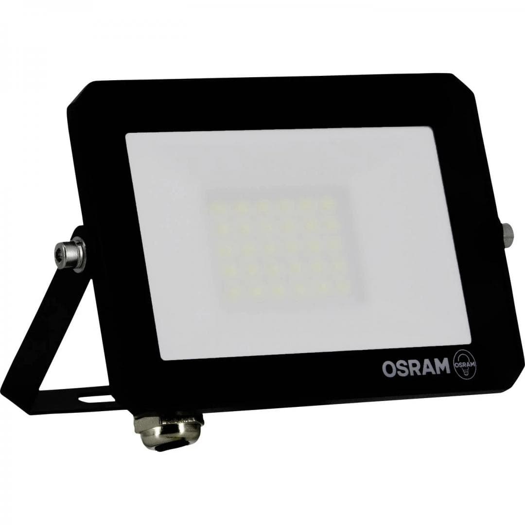 Proiector LED OSRAM FLOODLIGHT LUX, 20W, 220-240V, 1800 lm, lumina neutra(4000K), IP65, 12.4x3x9.9cm, aluminiu, Negru