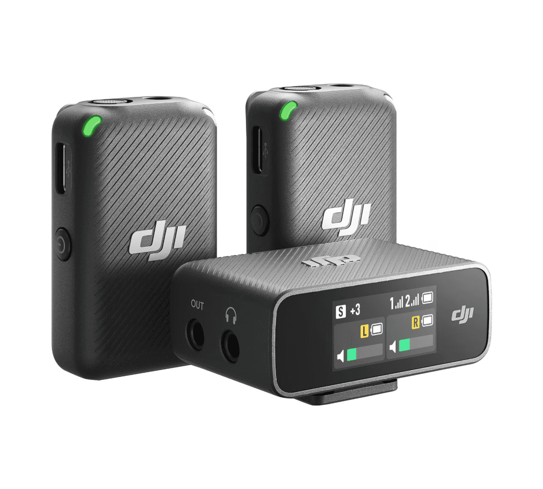Microfon DJI Mic Dual Channel, tip Condenser — miniatură