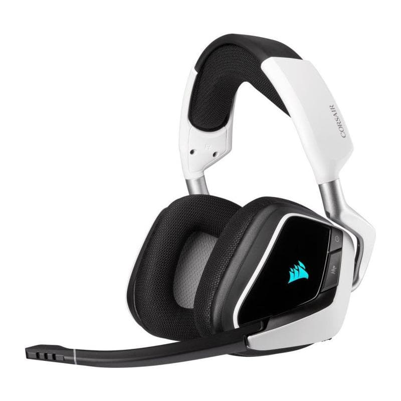 Casti Gaming Head-band Corsair VOID RGB ELITE, Wireless, Alb — miniatură