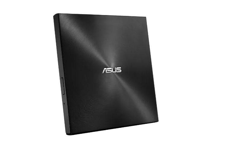 Unitate optica externa ASUS ZenDrive U8M ultraslim external DVD drive & writer, USB C Black Iconic design: Robust construction with Zen-inspired concentric-circle finish USB-C interface: Perfect companion for latest-gen ASUS ZenBook or other ultraslim laptop M-DISC support: Save your precious — miniatură