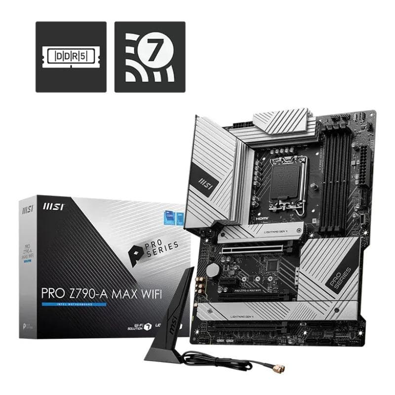 Placa de baza MSI PRO Z790-A MAX WIFI, Socket 1700, DDR5, ATX