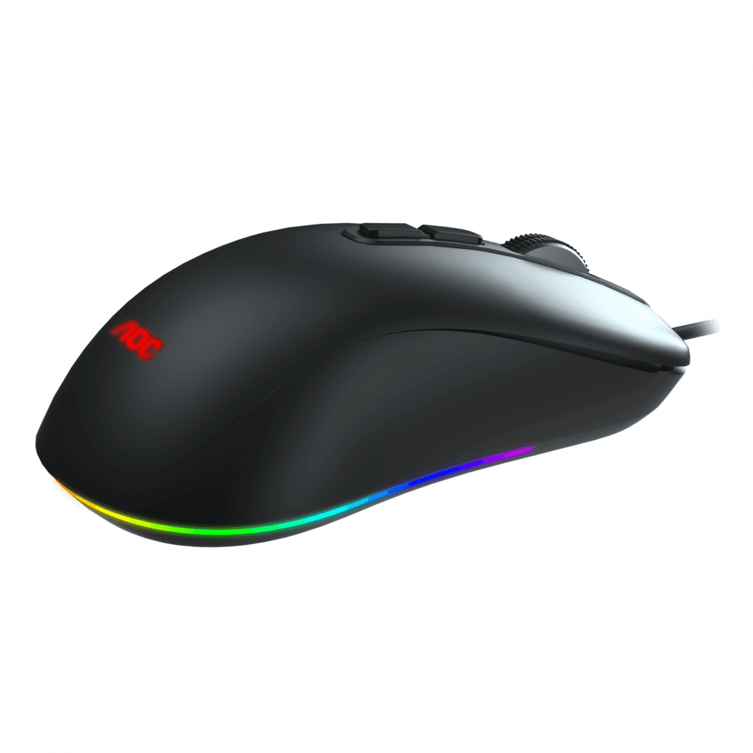 Mouse Gaming AOC GM300, 6200 dpi, negru — miniatură
